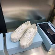 Prada Double Wheel Sequin White - 3