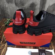 Versace Greca Labyrinth Trainers Black  Red Back - 3