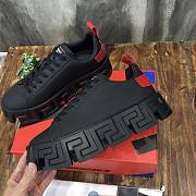 Versace Greca Labyrinth Trainers Black  Red Back - 4