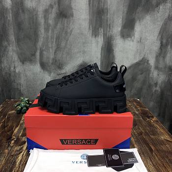 Versace Greca Labyrinth Trainers All Black