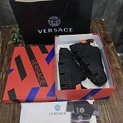 Versace Greca Labyrinth Trainers Black Orange Back  - 6