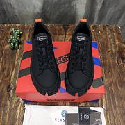 Versace Greca Labyrinth Trainers Black Orange Back  - 3