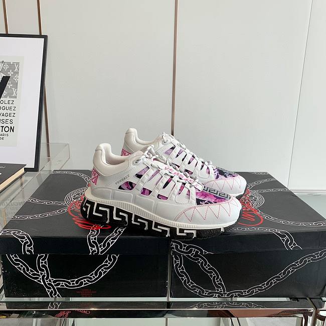 Versace Chain Reaction White Pink - 1