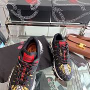 Versace Chain Reaction Sneaker Black Yellow - 4