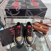 Versace Chain Reaction Sneaker Black Yellow - 5