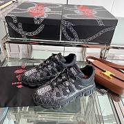 Versace Chain Reaction Sneaker Black White - 1