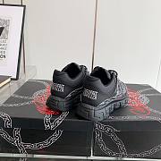 Versace Chain Reaction Sneaker Black White - 2