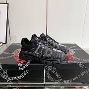 Versace Chain Reaction Sneaker Black White - 3