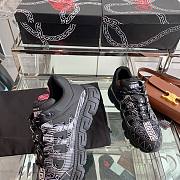 Versace Chain Reaction Sneaker Black White - 4