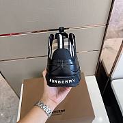 Burberry Black & Red Beige Arthur Sneakers - 5