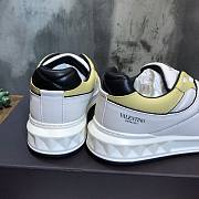 Valentino One Stud Nappa Leather  White Yellow - 5