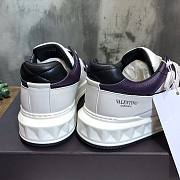 Valentino One Stud Nappa Leather White Purple - 5