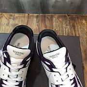 Valentino One Stud Nappa Leather White Purple - 2