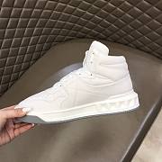 Valentino One Stud Nappa Leather High White - 2