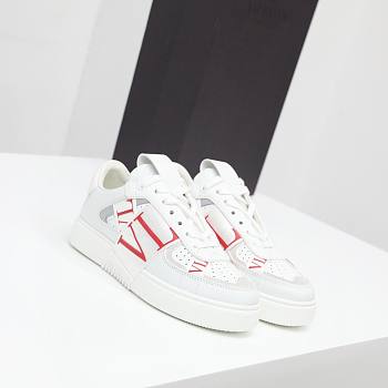 Valentino Garavani Band Leather White  Red Word