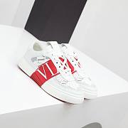 Valentino Garavani Band Leather White Red - 1