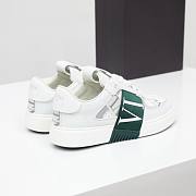 Valentino Garavani Band Leather White Green - 3