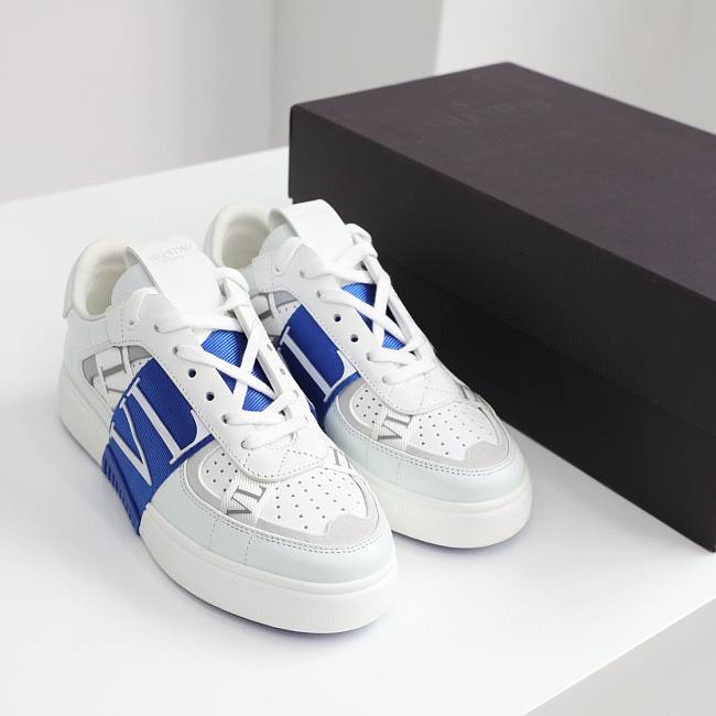 Valentino Garavani Band Leather White Blue - 1