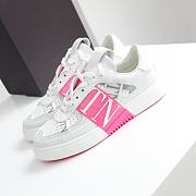 Valentino Garavani Band Leather White Pink - 5