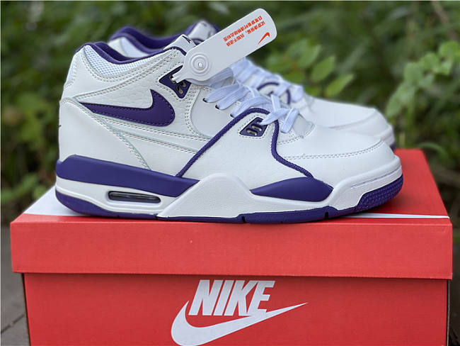 Nike Air Flight 89 White Court Purple CN0050-101 - 1