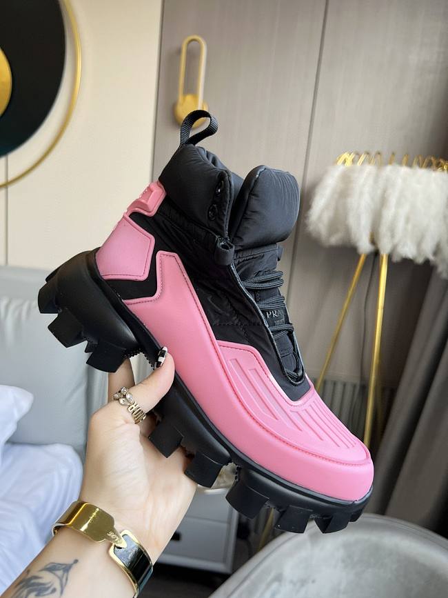 Prada Boots Black Pink  - 1