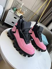 Prada Boots Black Pink  - 3