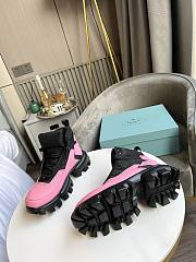 Prada Boots Black Pink  - 4