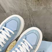 Prada Milano Low High Top White Blue - 4