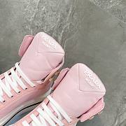 Prada Milano Low High Top White Pink - 5