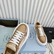 Prada Milano Low Low White Brown - 3