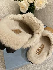 Prada Shearling Slippers Cognac - 3