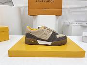 FENDI Match - White Suede Low Tops- Dark Grey - 5