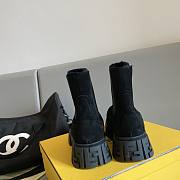 FENDI Boots Suede Black  - 5