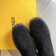 FENDI Boots Suede Black  - 2