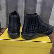 FENDI Fabric High-tops - Black - 3