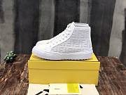 FENDI Fabric High-tops - White - 5