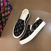 LV Ollie Trocadero Sneaker Black White - 6