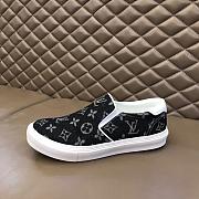 LV Ollie Trocadero Sneaker Black White - 3