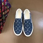 LV Ollie Trocadero Sneaker Blue White - 2