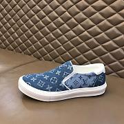 LV Ollie Trocadero Sneaker Blue White - 5