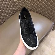 LV Ollie Trocadero Laces Sneaker Black  - 2