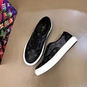 LV Ollie Trocadero Laces Sneaker Black  - 3