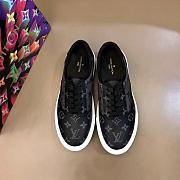 LV Ollie Trocadero Laces Sneaker Black  - 4