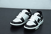 OFF-WHITE Out Of Office OOO Low Tops White Black White OMIA189C99LEA0011004 - 4