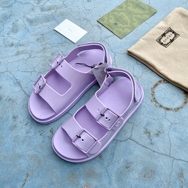 Gucci Lady Sandals Purple - 1