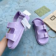 Gucci Lady Sandals Purple - 3