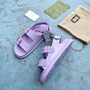 Gucci Lady Sandals Purple - 4