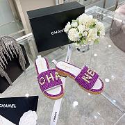 Chanel Lady Sandals Purple - 2