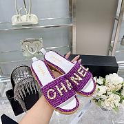 Chanel Lady Sandals Purple - 3