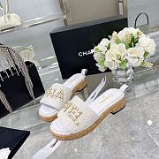 Chanel Lady Sandals White - 5